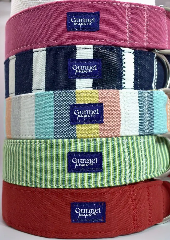 gunnel pups water proof dog collars